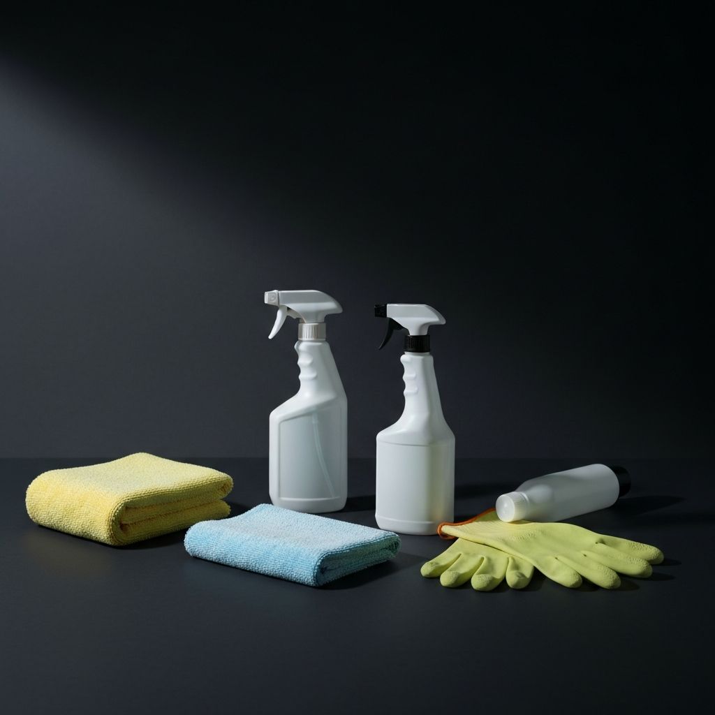 Cleanup supplies